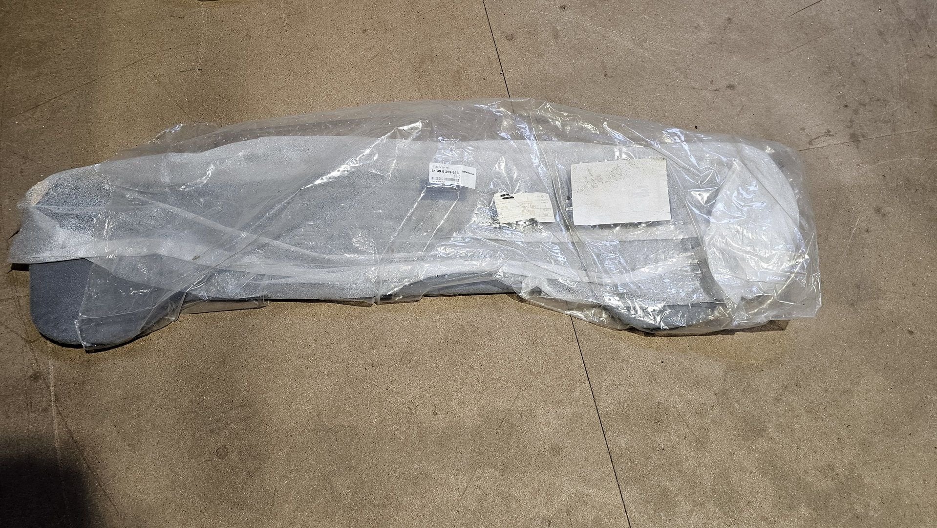 Kunstof afdekking onderste achterklep grijs BMW 3 serie E46, -, Nieuw, Ophalen of Verzenden, -
