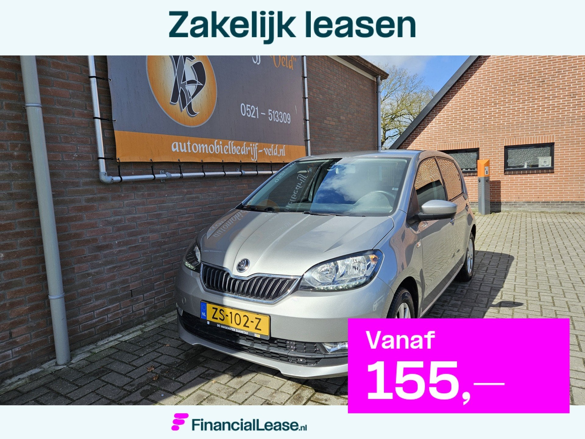 Skoda Citigo 1.0 Greentech Style, Stof, Gebruikt, 850 kg, Origineel Nederlands