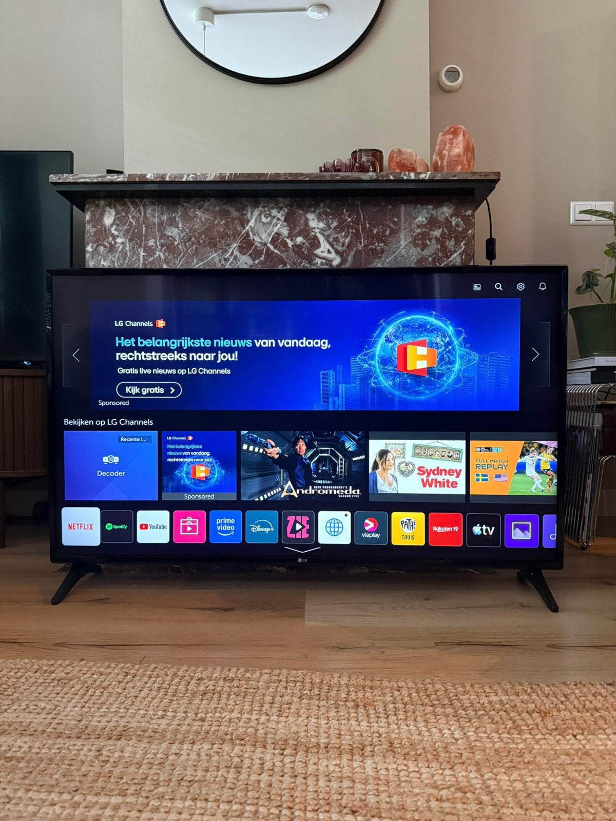 LG Smart TV, Ophalen, Gebruikt, 50 Hz, 100 cm of meer