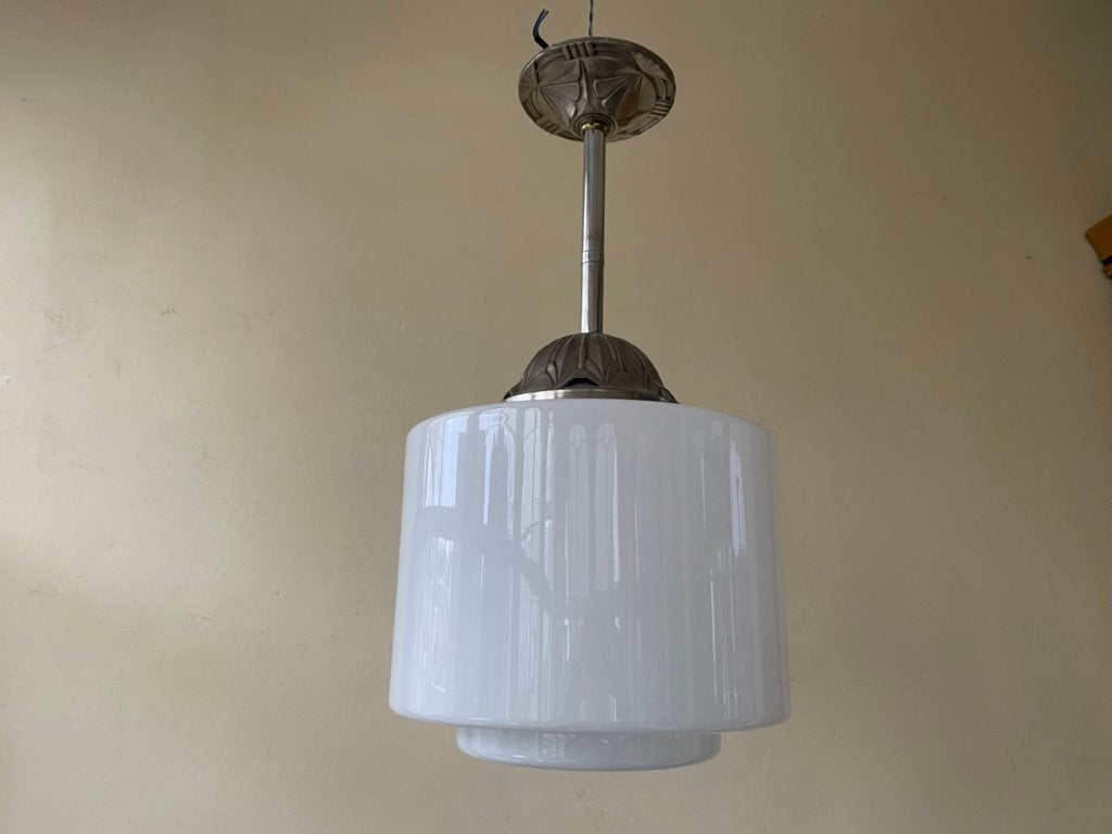 grote Hanglamp Lamp art deco 1930 Frans, Ophalen of Verzenden
