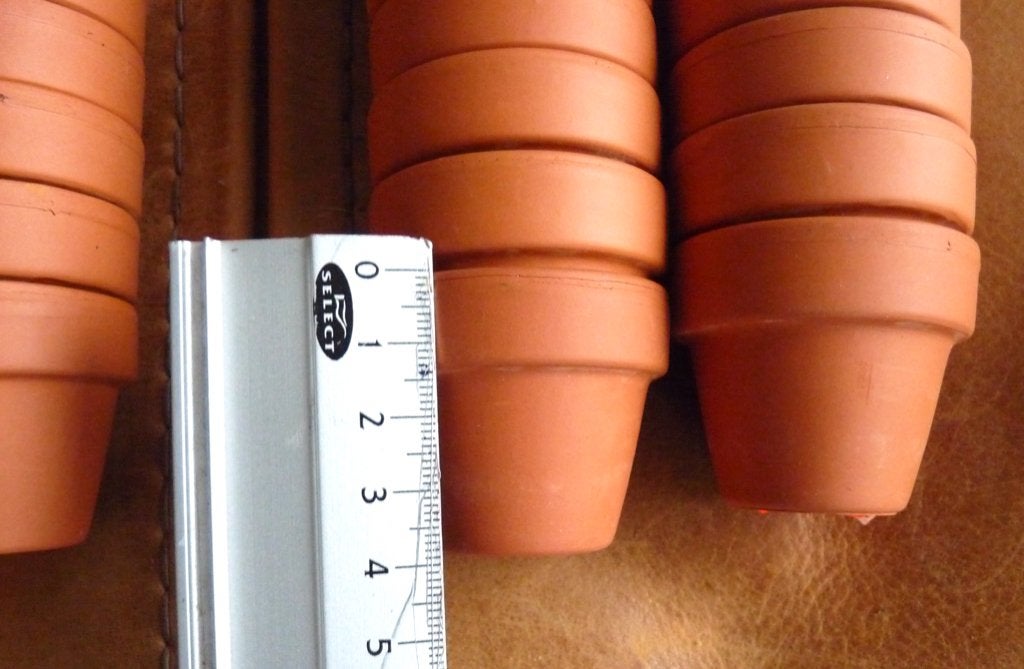 60 x terra cotta potten - voor hobbyist - knutselaar -nieuw, Tuin en Terras, Bloempotten, Ophalen, Rond, Nieuw, Minder dan 40 cm
