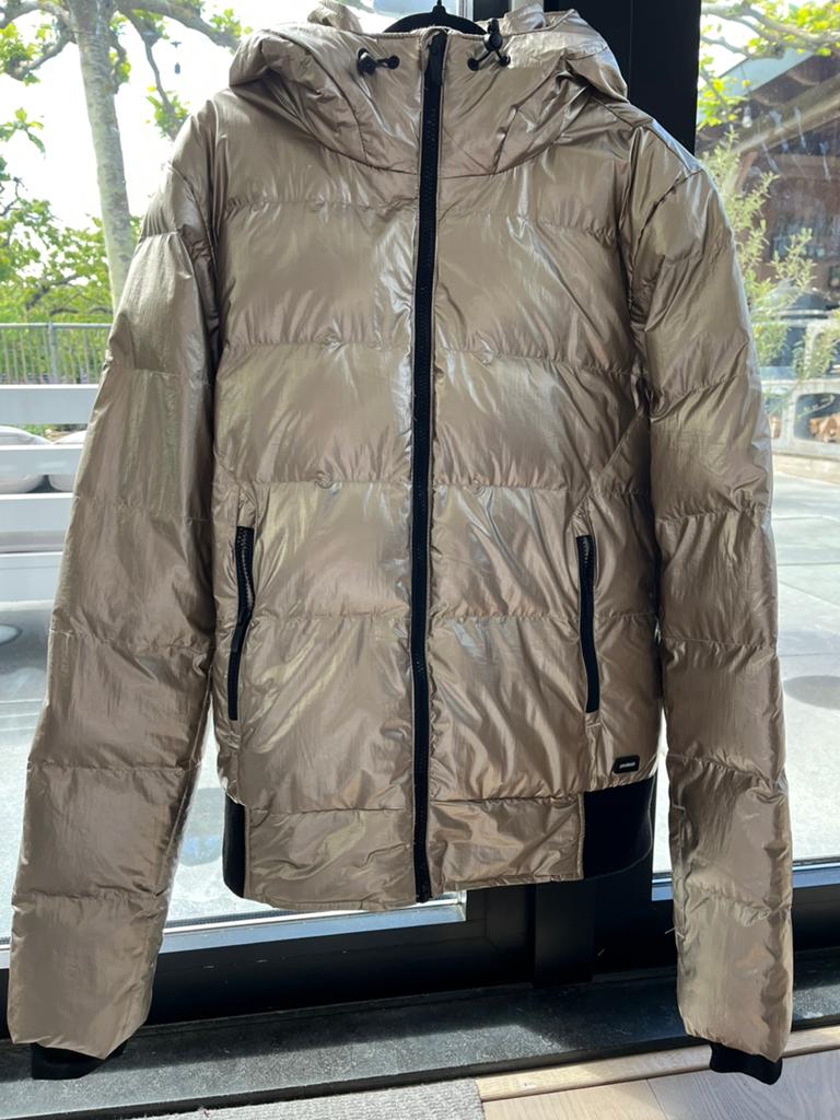 Goude winter/ski jas, Ophalen of Verzenden, Zo goed als nieuw, Maat 42/44 (L), Overige kleuren