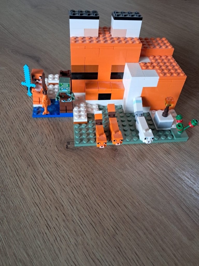 LEGO Minecraft 21178 - De vossenhut, Compleet, Minecraft, Lego, Ophalen of Verzenden