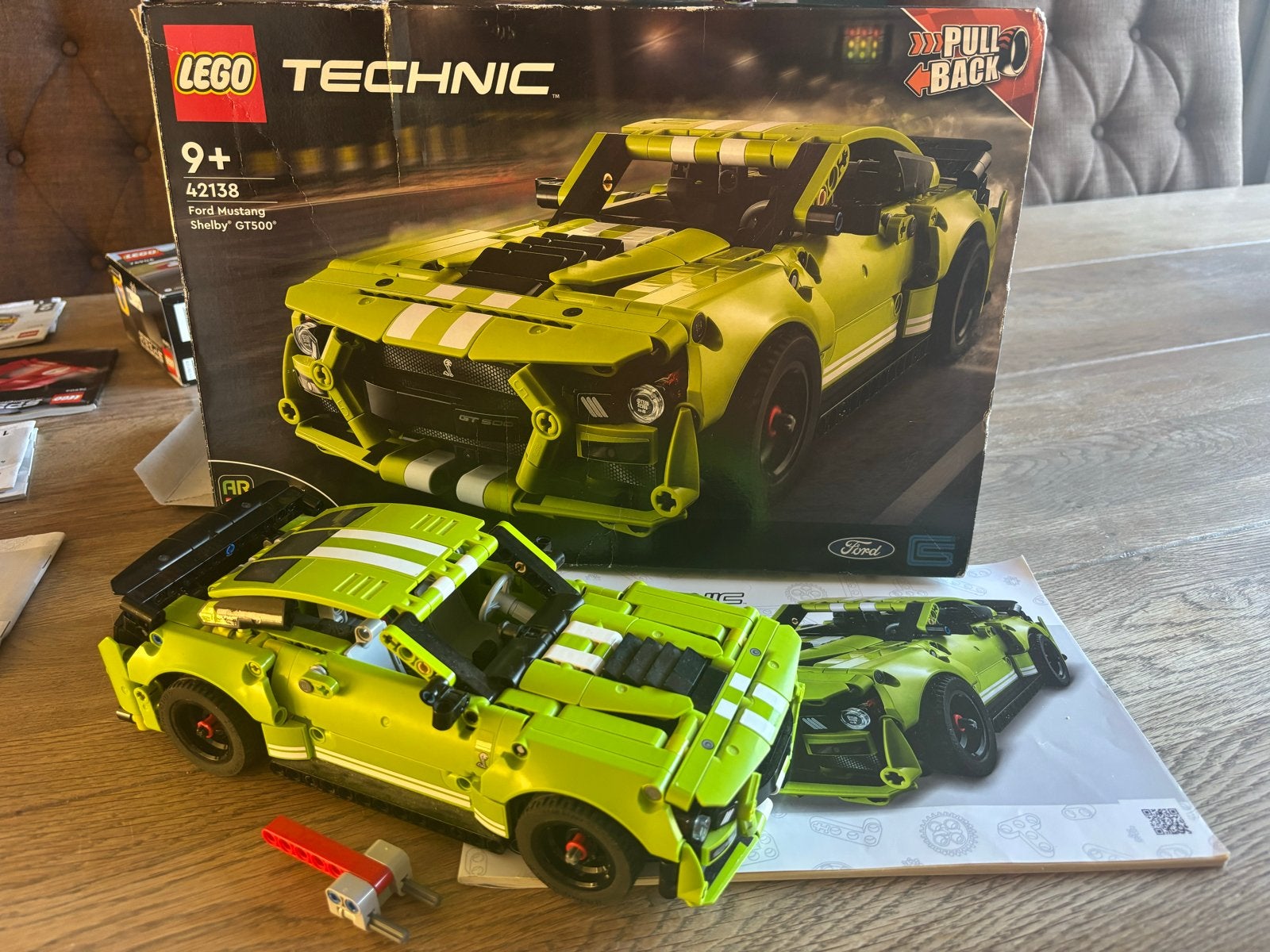 LEGO Technic Ford Mustang Shelby GT500 (42138) - Compleet, Ophalen of Verzenden, Zo goed als nieuw, Overige merken