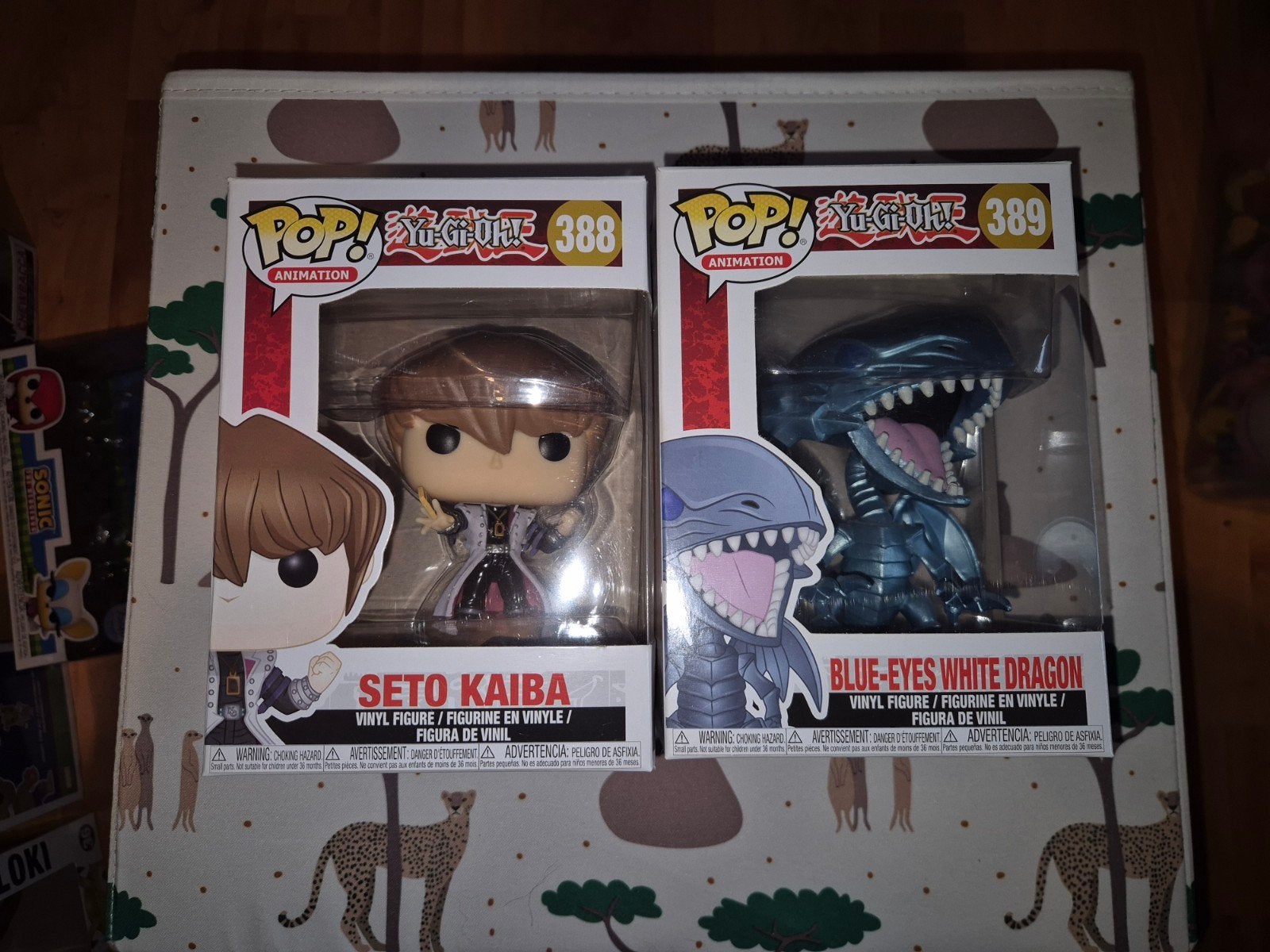 Yu-Gi-Oh Seto Kaiba en Blue eyes white dragon Funko, Ophalen of Verzenden