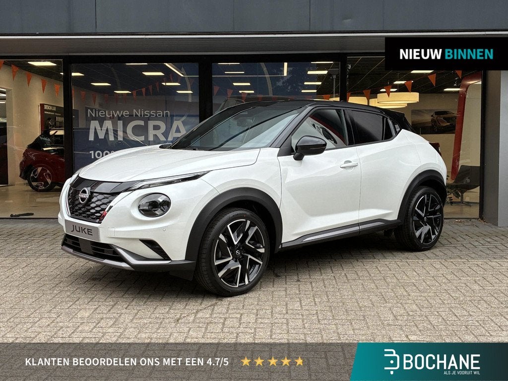 Nissan Juke 1.6 Hybrid N-Design NIEUW UIT VOORRAAD LEVERBAAR, Auto's, Nissan, Bedrijf, Te koop, Juke, ABS, Achteruitrijcamera