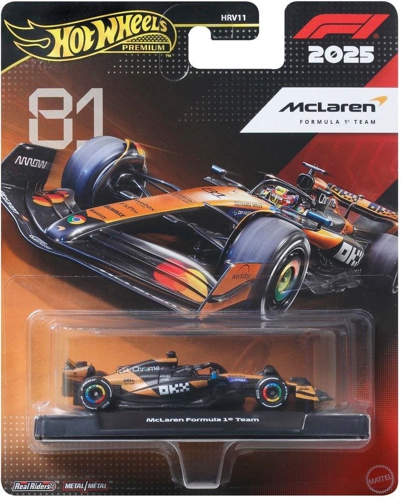 Hot Wheels Premium 2025 McLaren F1 Team #81 Oscar Piastri, Ophalen of Verzenden, Nieuw