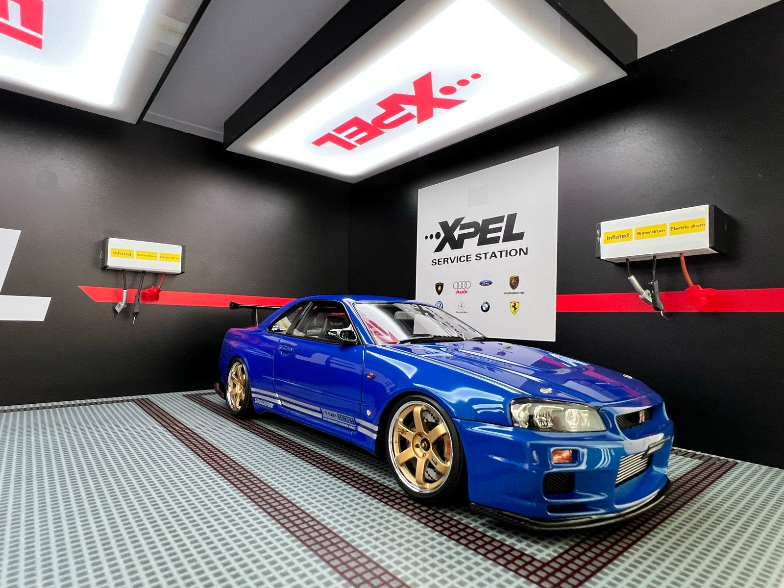 Nissan Skyline GTR 1:18 Ignition Model, Ophalen, Zo goed als nieuw, Overige merken