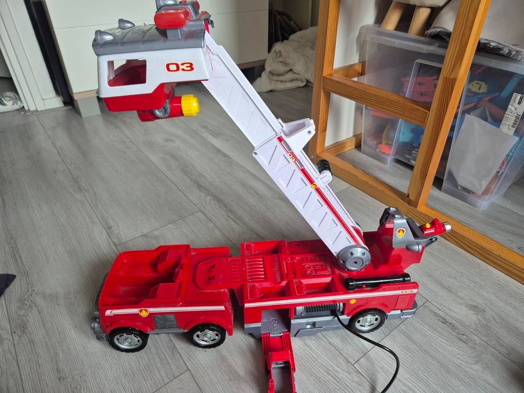 Paw Patrol grote brandweerauto met Marshall, Ophalen, Gebruikt