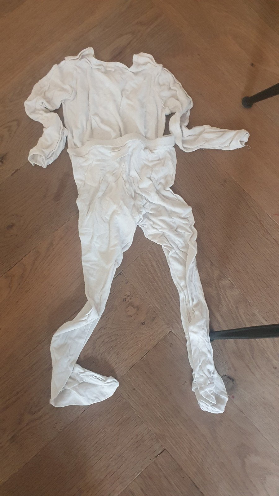 3 Witte Pyjama's voor kindjes met Eczeem - Maat 98/104, Ophalen, Gebruikt, Jongen of Meisje, Nacht- of Onderkleding