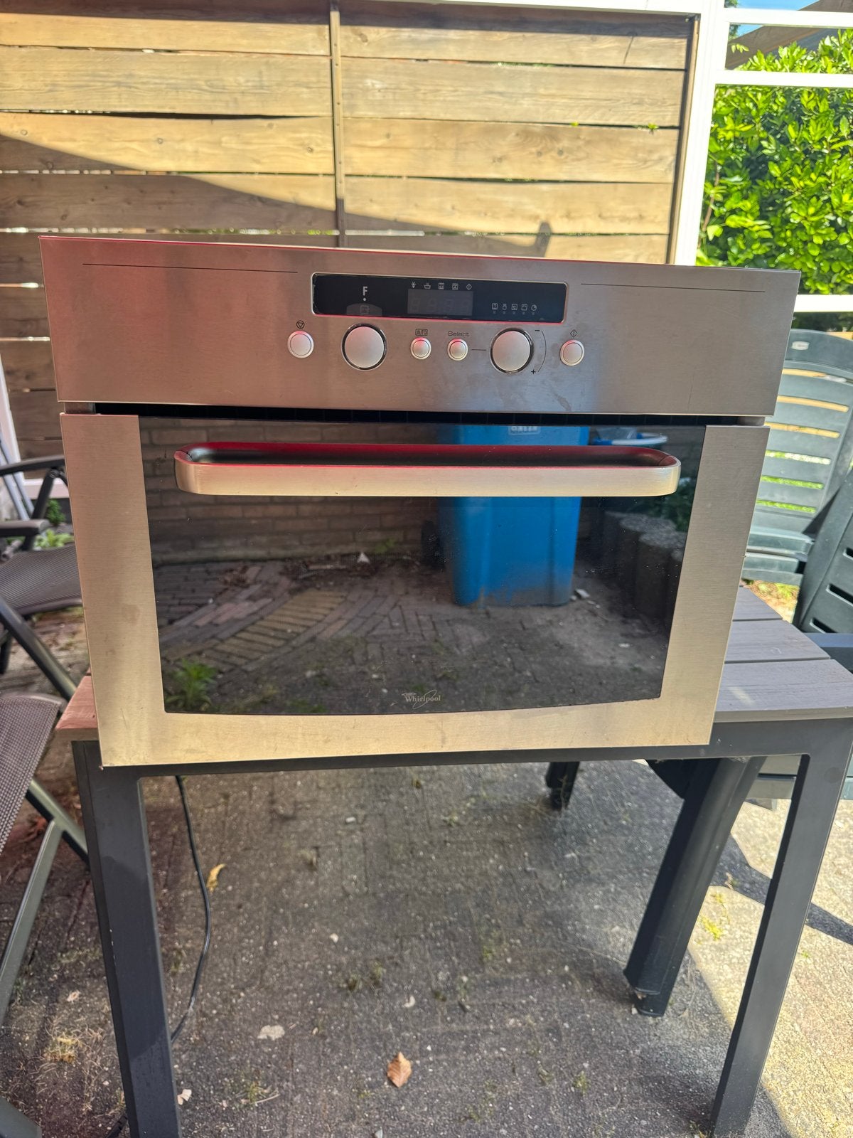 Whirlpool AMW 520/IX Inbouw Combi-oven, Ophalen, 45 tot 50 cm, Whirlpool, Hete lucht