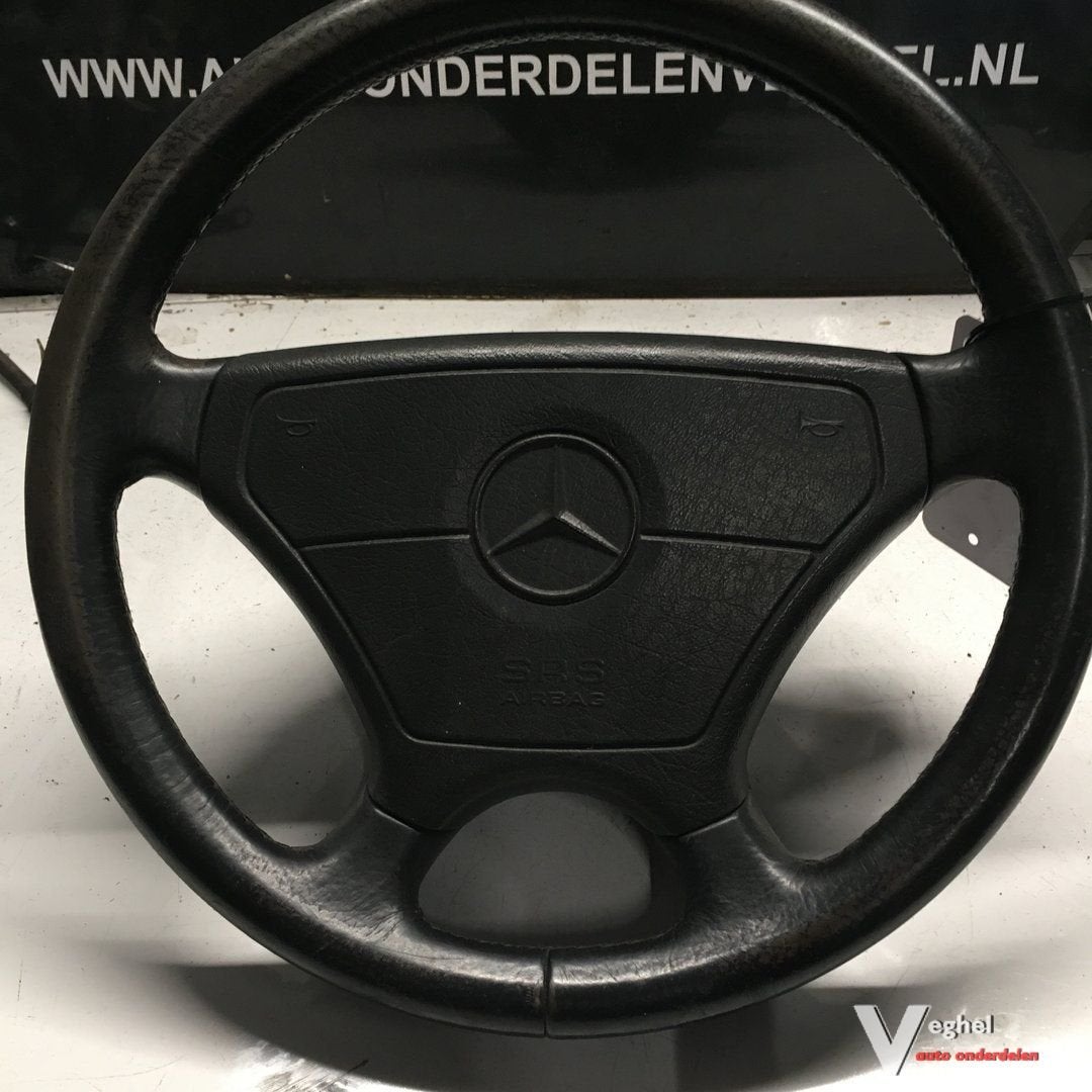 Mercedes W124 Sportline Lederen Stuurwiel , Let op stiksel l, Gebruikt, -, -, Ophalen of Verzenden