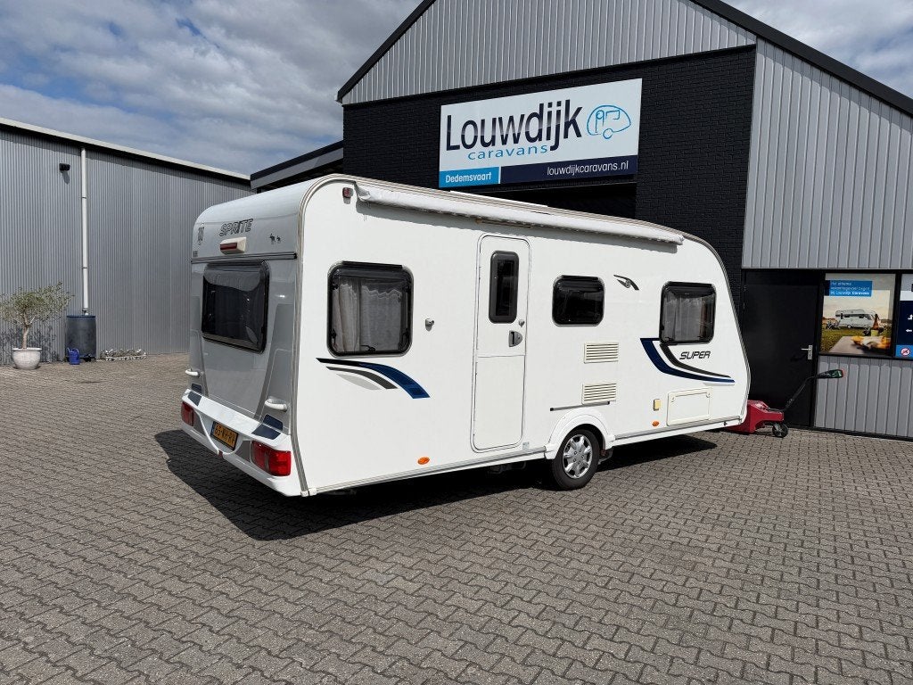 SPRITE Super 490 CE ’11 (Enkele Bedden, Mover), Rondzit, Bedrijf, 6 tot 7 meter, 2 aparte bedden