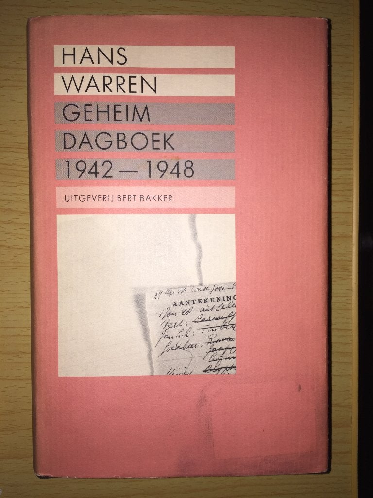 Hans Warren, Geheim dagboek, 1942-1948, Ophalen of Verzenden, Gelezen, Hans Warren