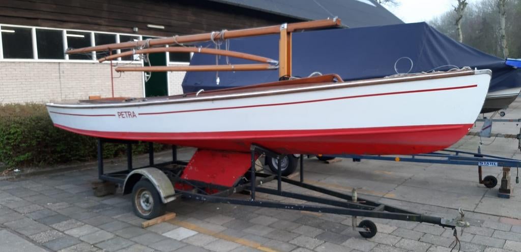 Houten zeilboot, Ophalen, Gebruikt, Minder dan 15 m²