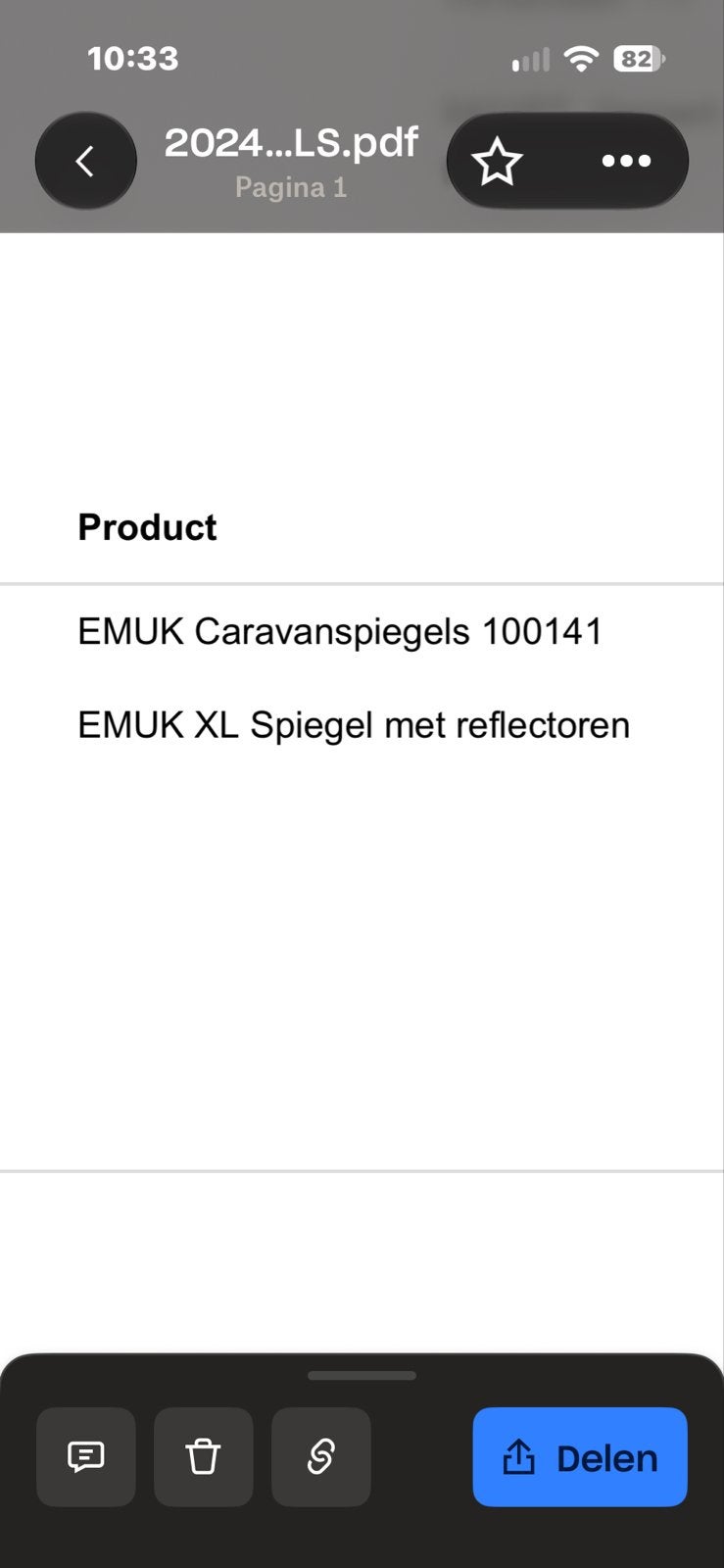 EMUK Caravanspiegels voor Seat Ateca, Ophalen, Gebruikt