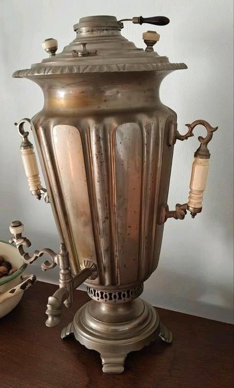 Antieke Russische Samovar, Ophalen of Verzenden