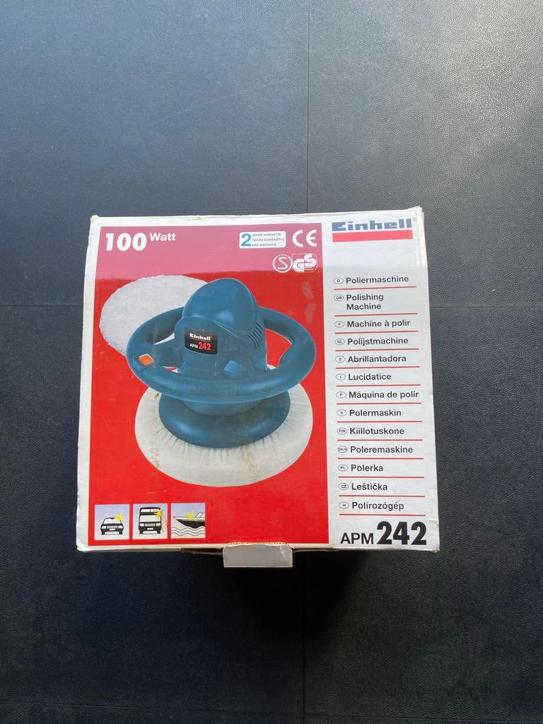 Einhell 100W Polijstmachine APM 242, Auto diversen, Onderhoudsmiddelen, Ophalen of Verzenden