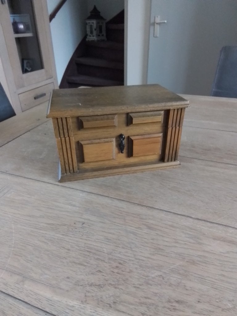 Diverse houten juwelen box, Antiek en Kunst, Curiosa en Brocante, Ophalen of Verzenden