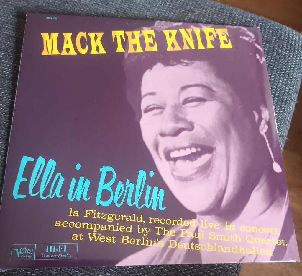 Ella Fitzgerald - Ella in Berlin/Reissue VERVE nieuw in seal, Ophalen of Verzenden, Nieuw in verpakking, 10 inch, Jazz