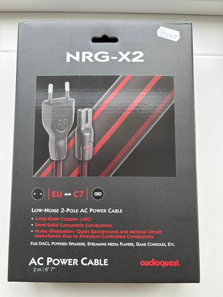 AudioQuest NRG X2, Ophalen of Verzenden, Zo goed als nieuw, Minder dan 2 meter, Overige kabels