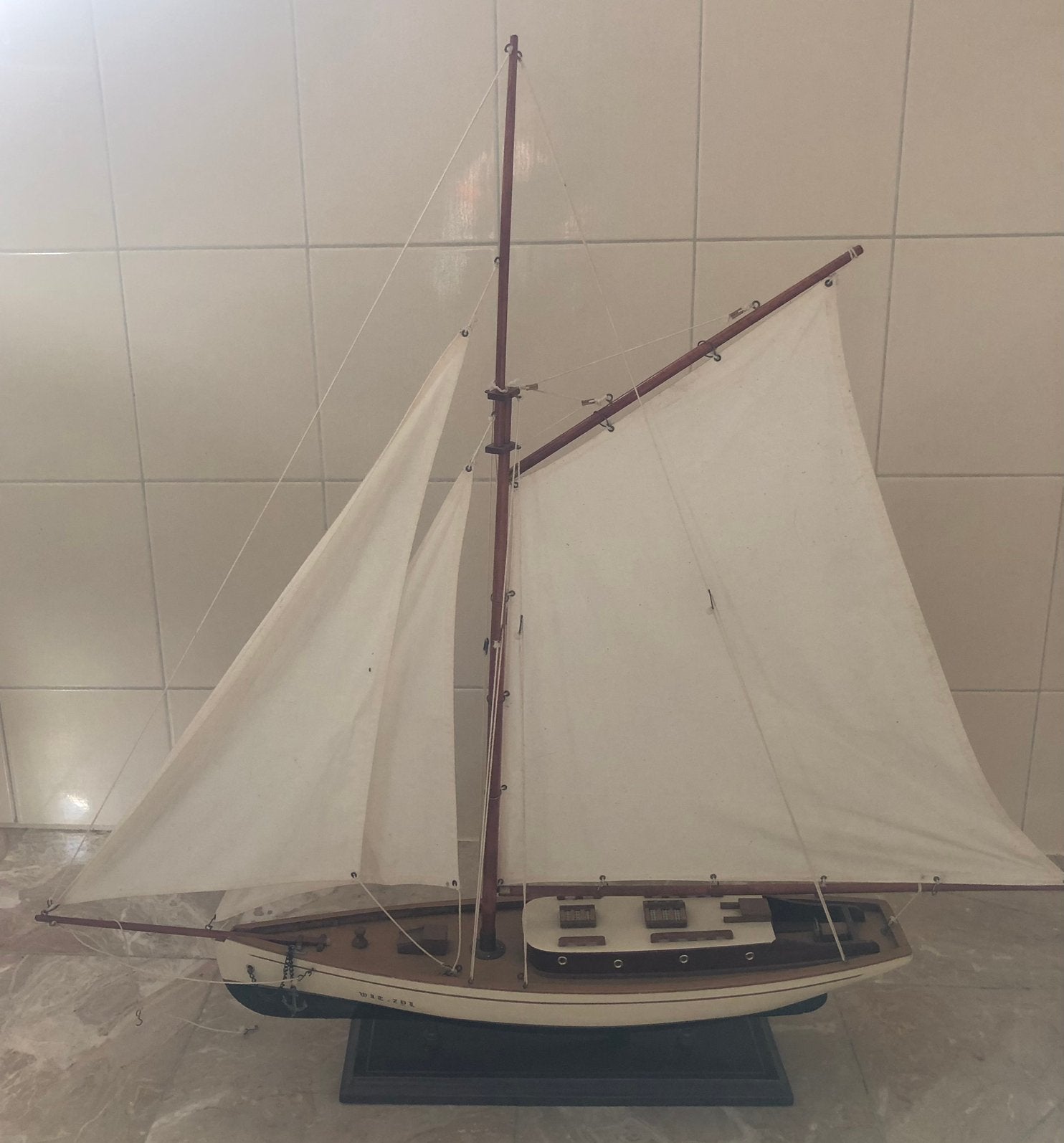 Zeilschip., Hobby en Vrije tijd, Ophalen, Gebruikt, 1:32 tot 1:50, Overige merken