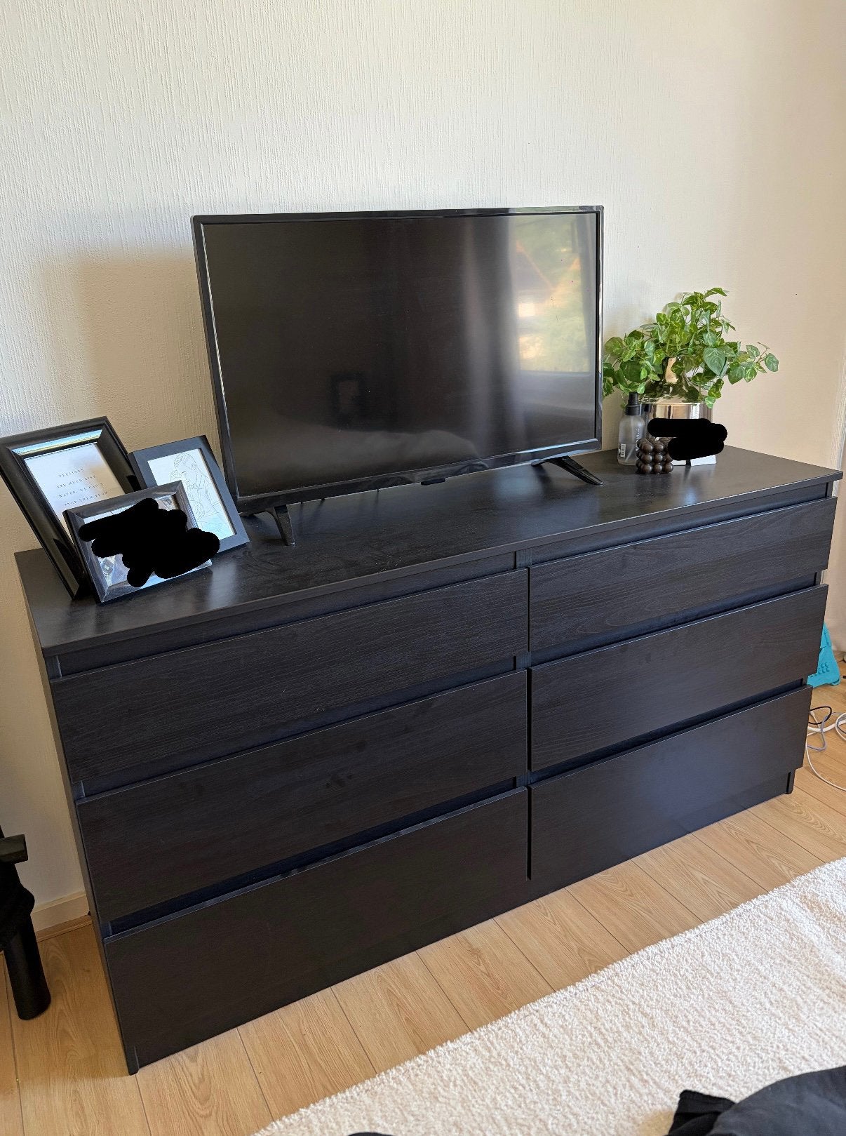 Ikea ladekast (kullen) zwart, Huis en Inrichting, Ophalen, Zo goed als nieuw, 25 tot 50 cm, 50 tot 100 cm