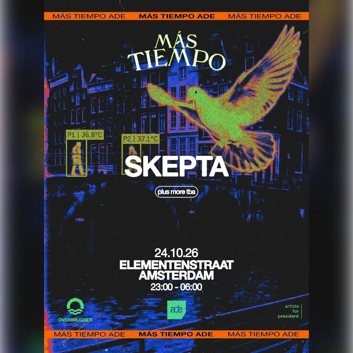 Skepta MAS TIEMPO ADE 24 OKTOBER, Eén persoon, Oktober