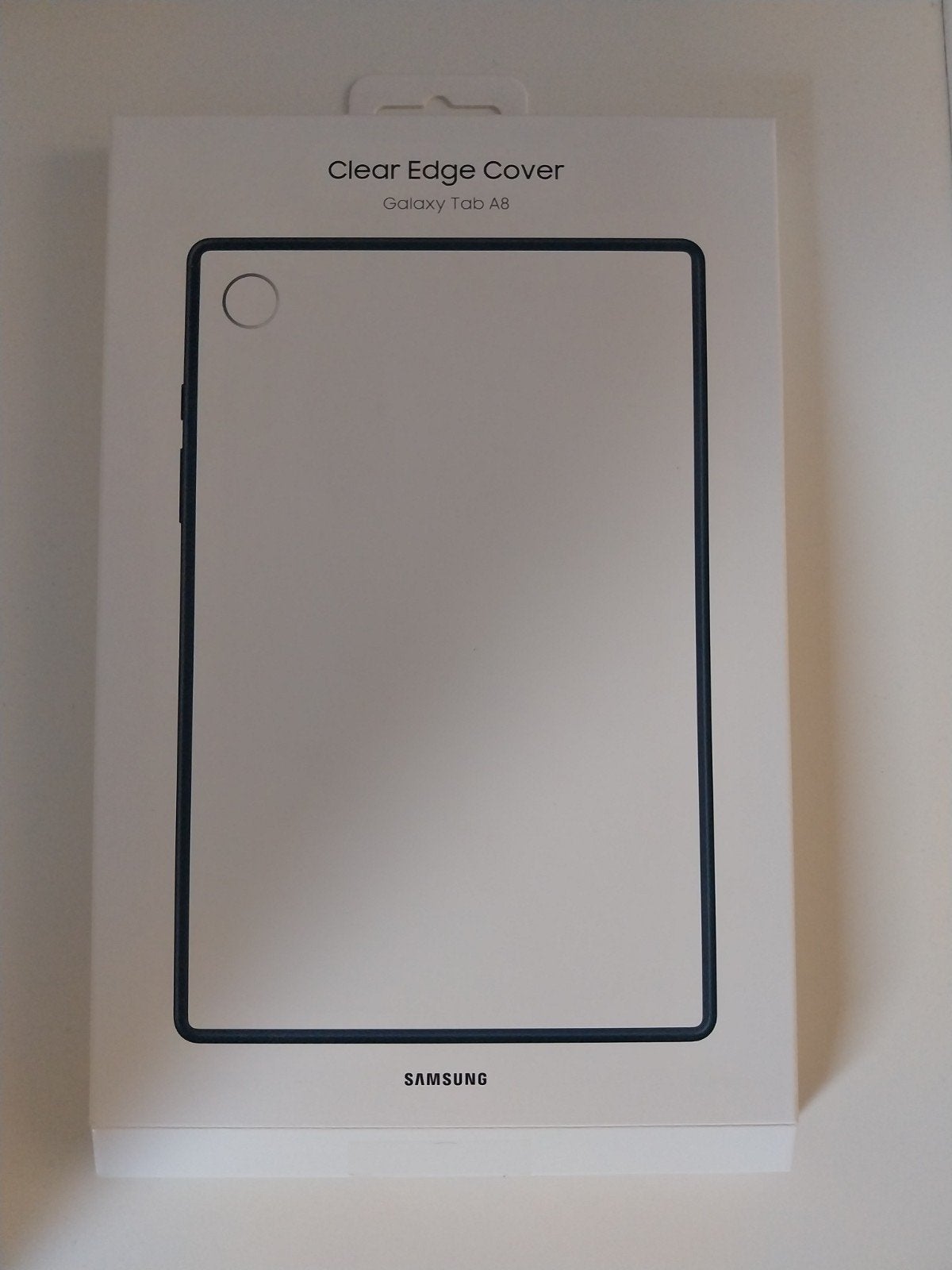 New Clear Edge Cover Samsung Galaxy A8, Computers en Software, Tablet-hoezen, 10 inch, Nieuw, Bescherming voor- en achterkant