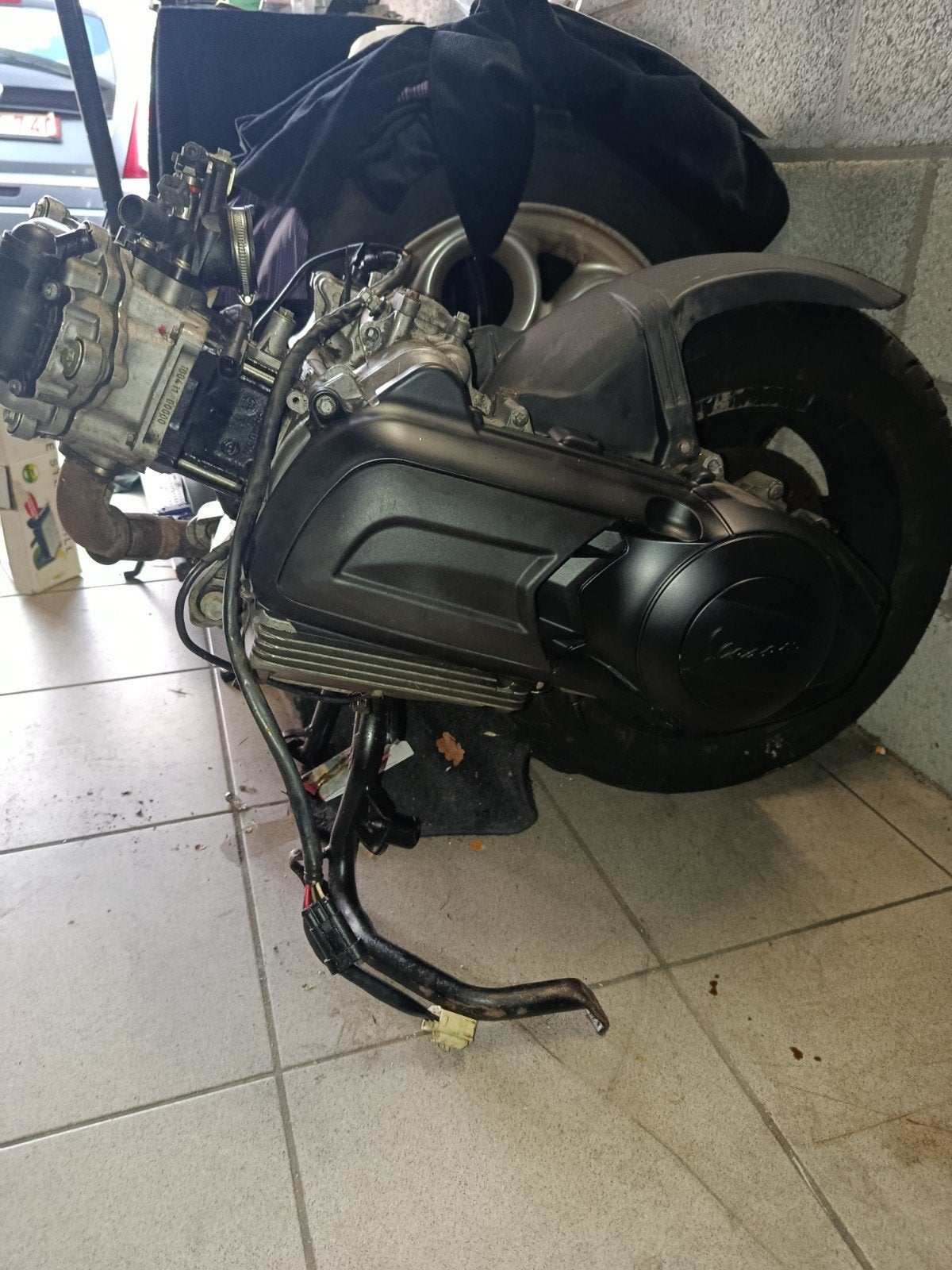 Vespa GTS 125 ie motorblok 2011 - Plug & Play, Ophalen, Zo goed als nieuw, Blok, Vespa