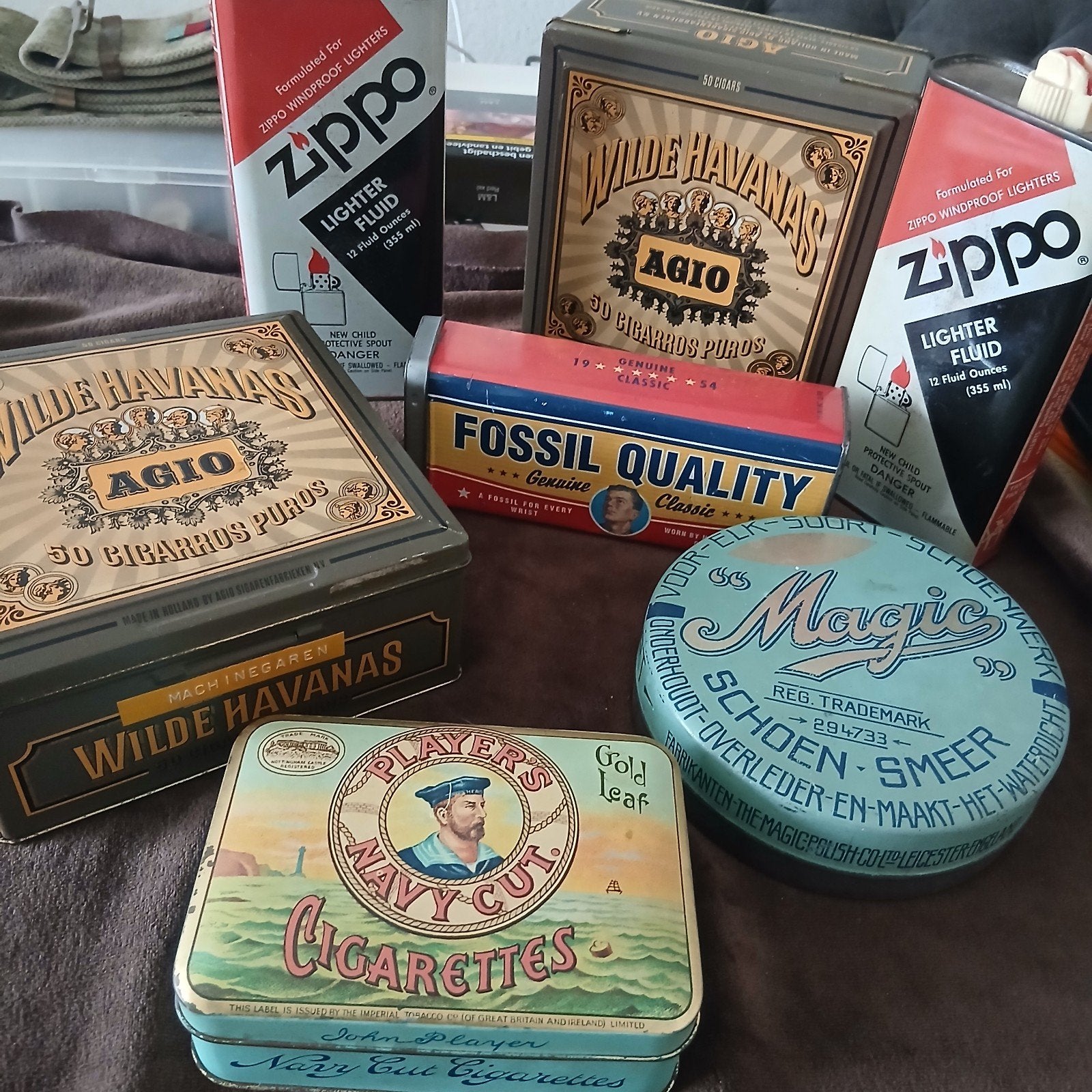Vintage  verzameling: Magic, Fossil, Wilde Havanas, Pl, Ophalen, Gebruikt, Overige, Overige merken