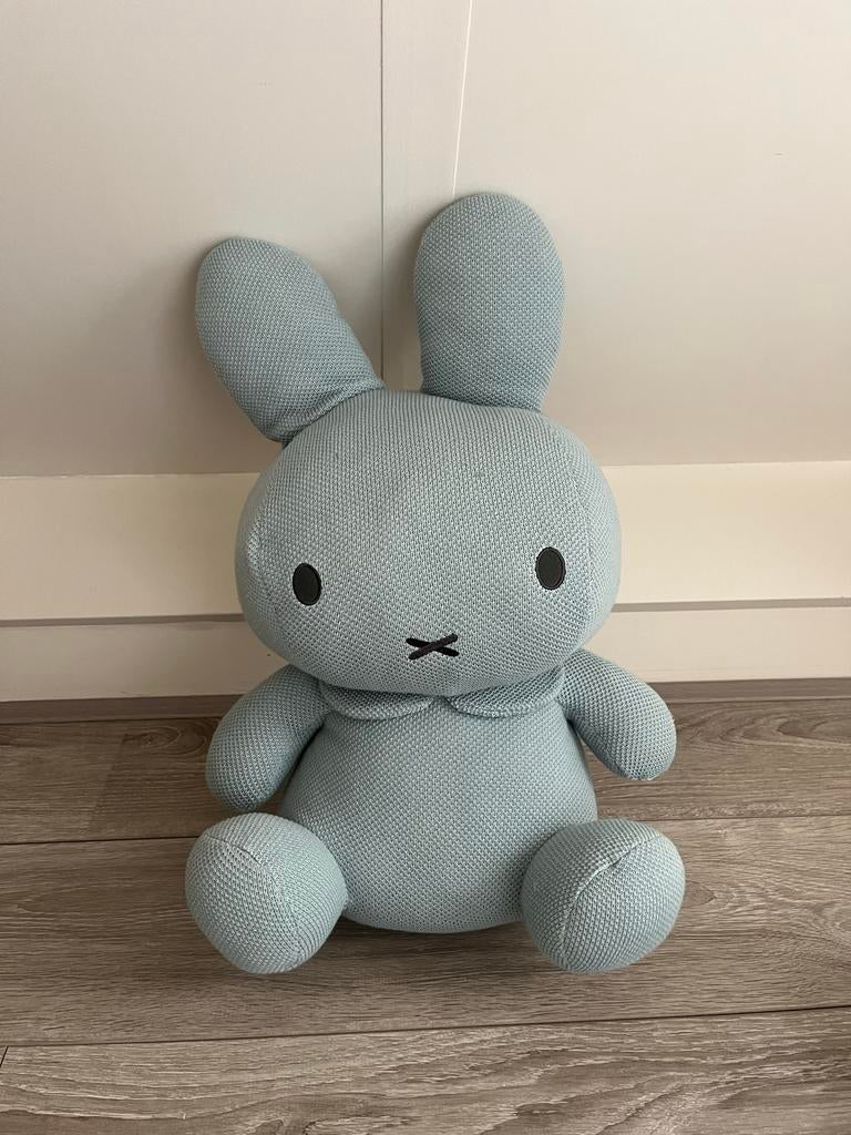 Nijntje knuffel groen gebreid 60cm - prima staat, Kinderen en Baby's, Speelgoed | Knuffels en Pluche, Ophalen, Zo goed als nieuw