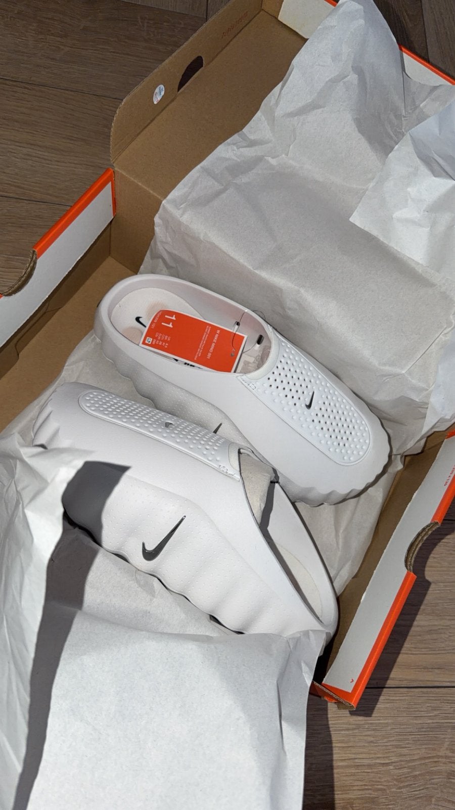 Nike mind 001, Kleding | Heren, Slippers, Wit, Nieuw, Ophalen of Verzenden