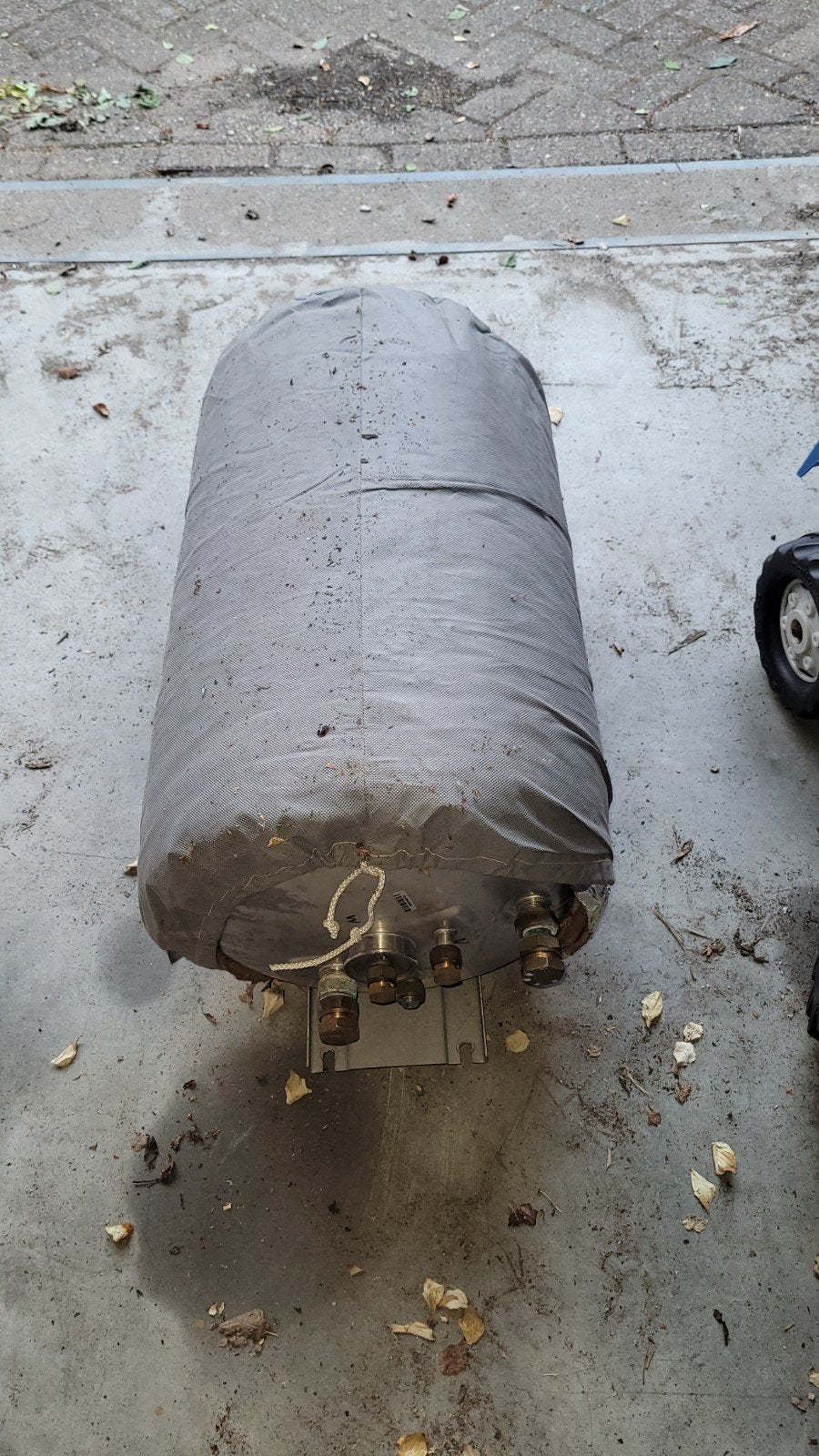 Indirect gestookte RVS boiler met koperen spiraal, Ophalen of Verzenden