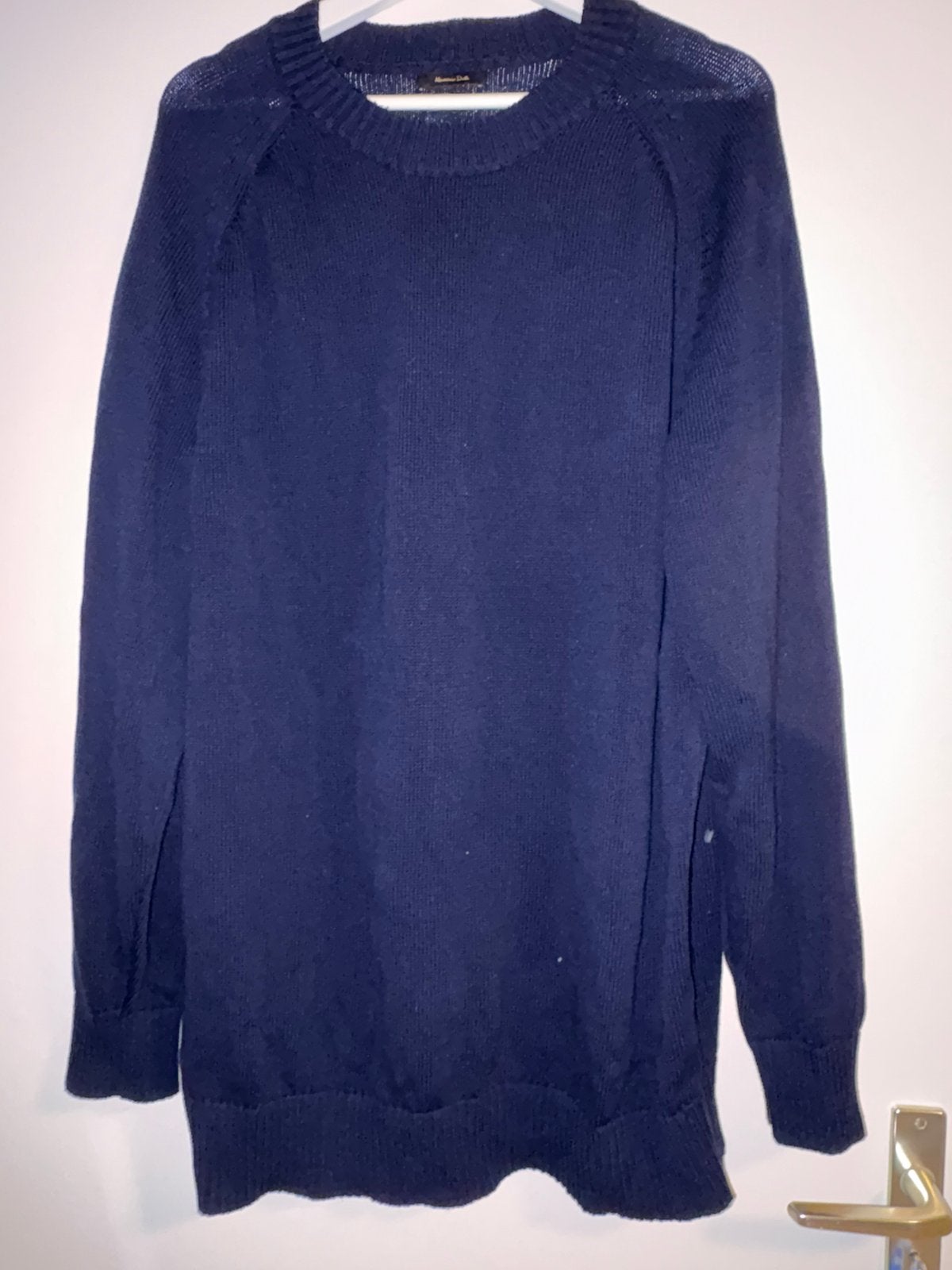 Massimo Dutti donkerblauwe herentrui maat XL 100% katoen, Kleding | Heren, Truien en Vesten, Ophalen of Verzenden, Zo goed als nieuw