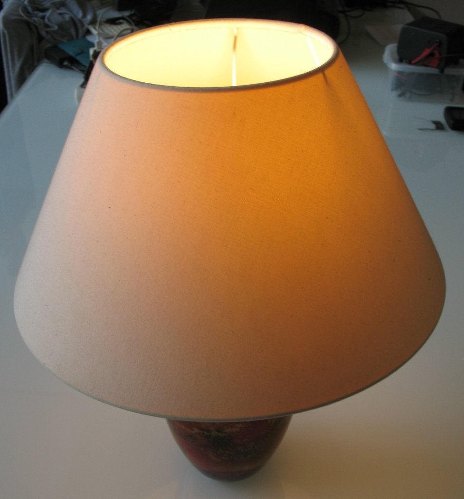 Prachtige Lamp Laque Line, uniek handgemaakt in Frankrijk., Ophalen, Glas, Overige merken, Meerkleurig