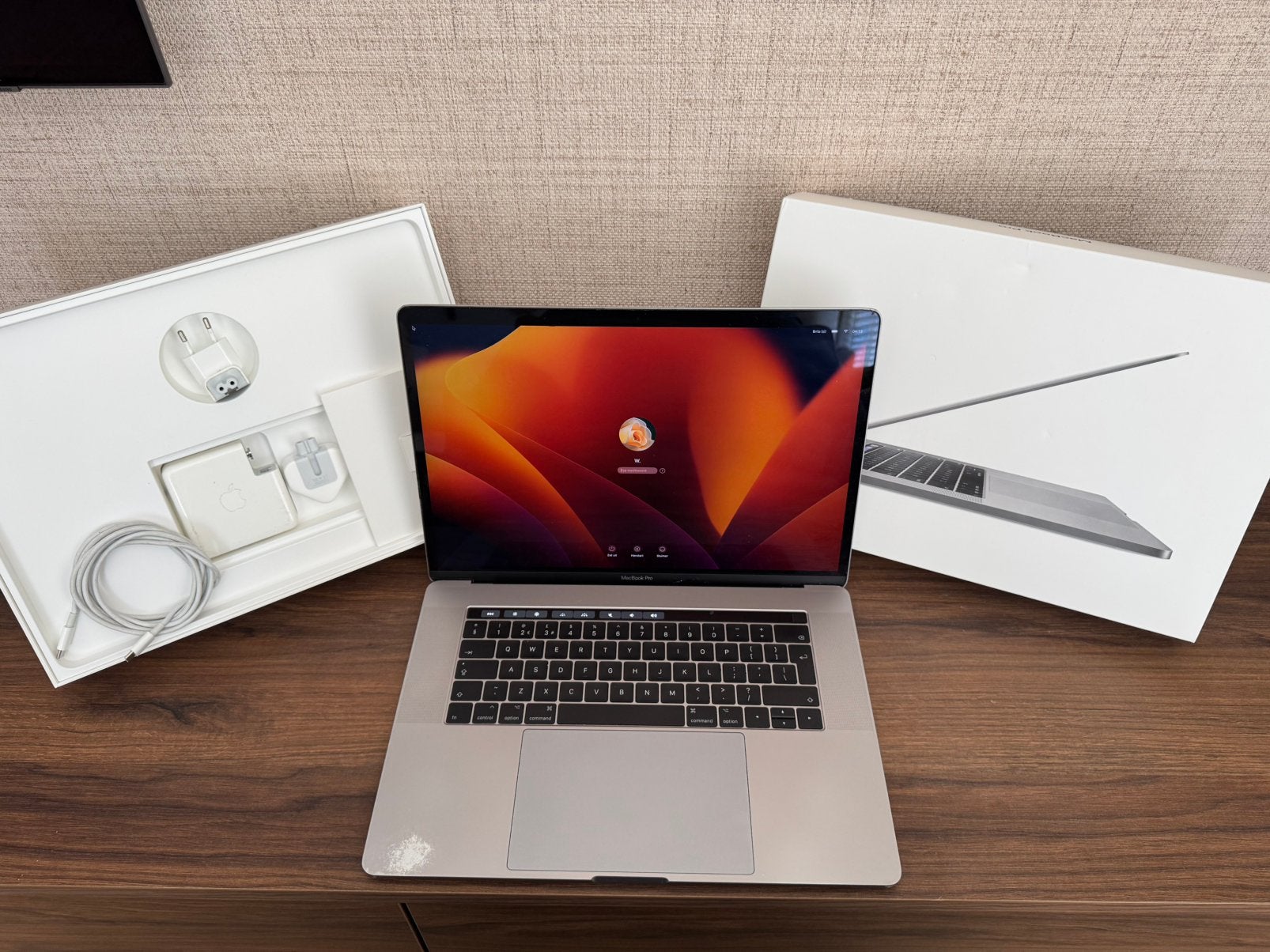MacBook Pro 15" 2017 i7 16GB 512GB – compleet, MacBook Pro, Gebruikt, 2 tot 3 Ghz, 512 GB