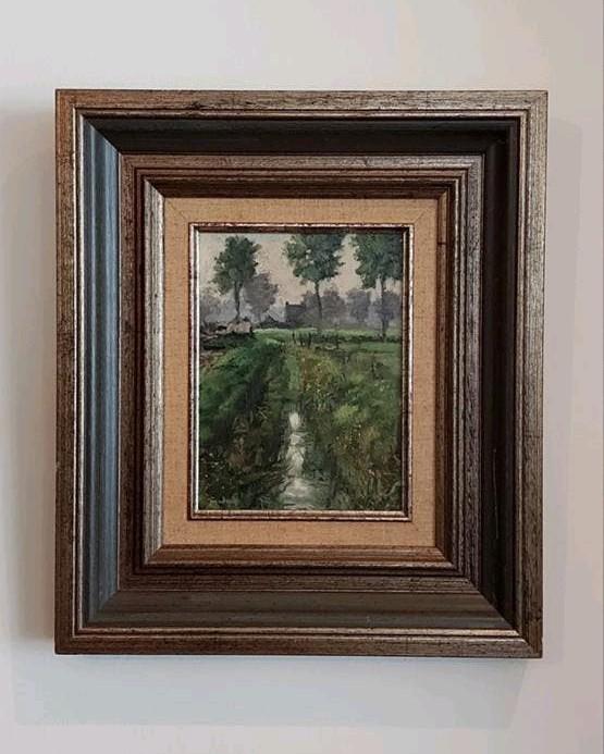 Prachtig schilderij Toon van de Broek, Ophalen of Verzenden