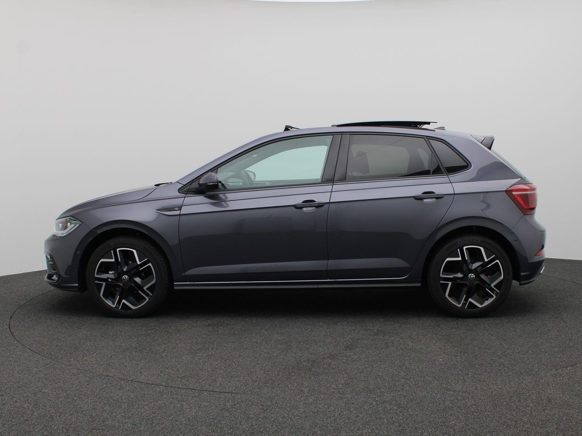 Volkswagen Polo 1.0 TSI R-Line Edition 95PK DSG Pano-Schuifd, Stof, Gebruikt, 95 pk, Bedrijf