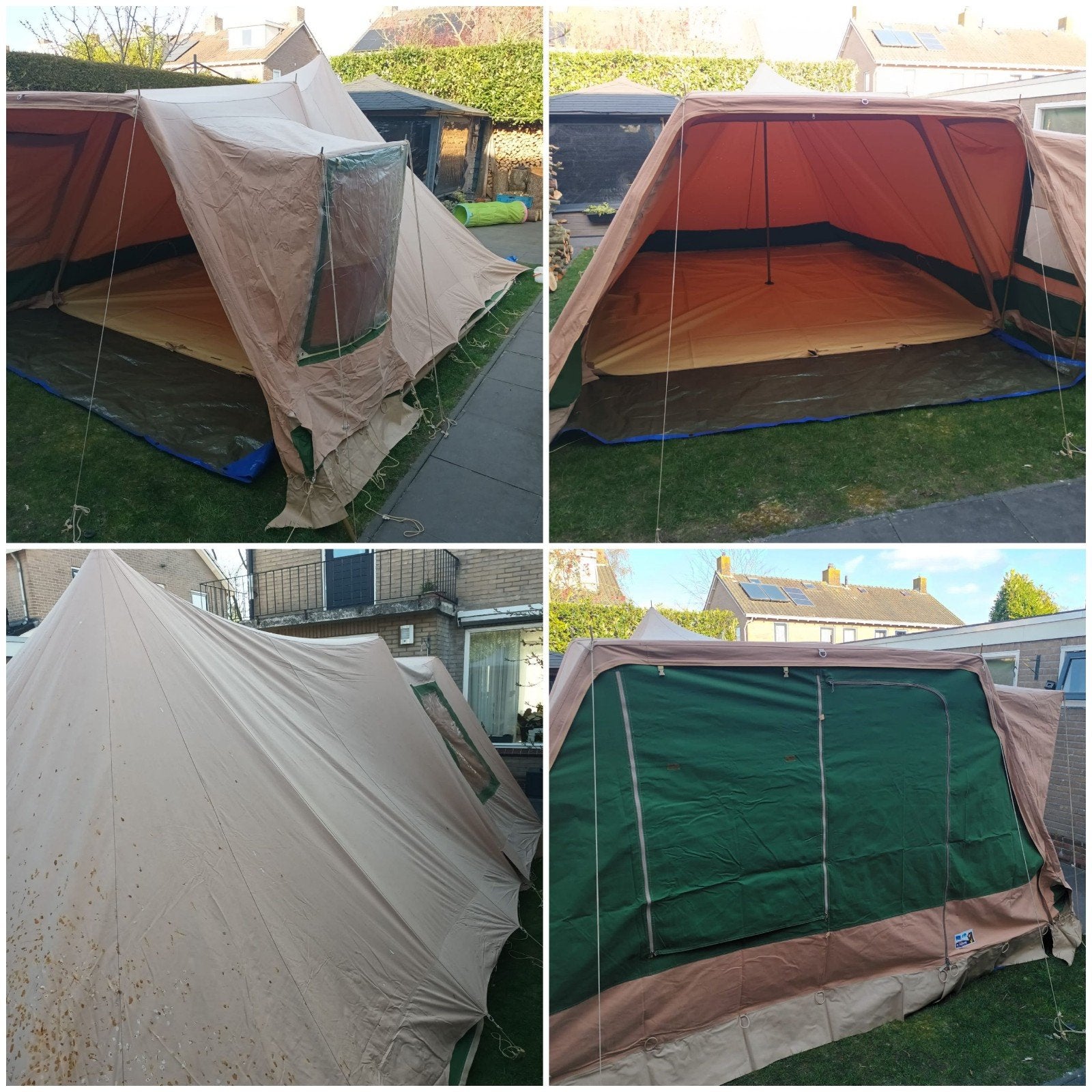 Sperwer tent 4 personen, Ophalen