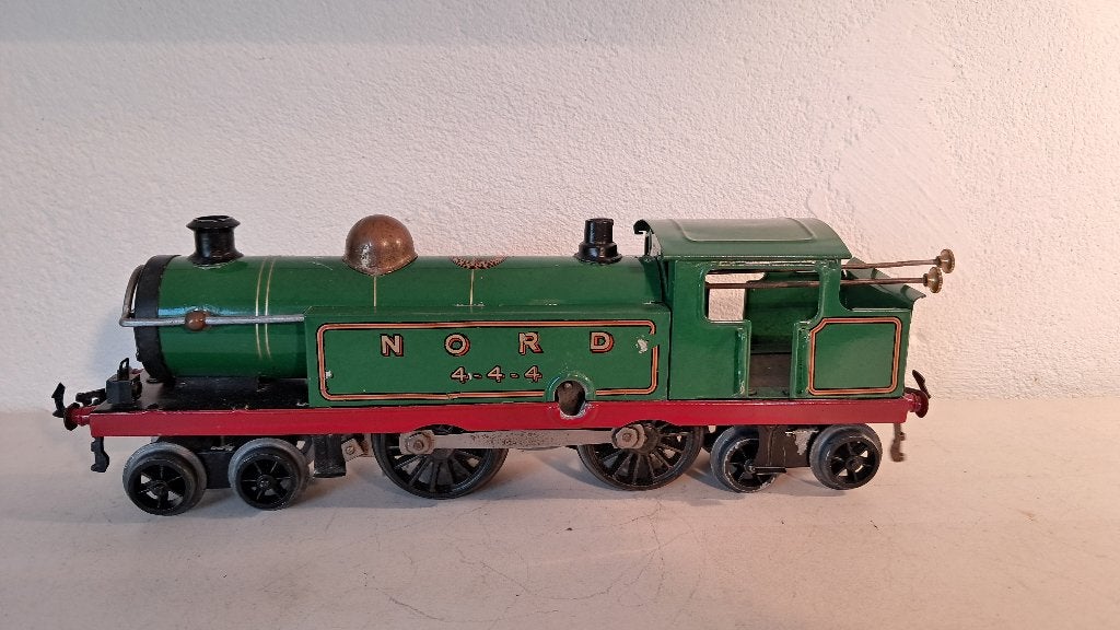 Spoor 0 mooie hornby no2 tank-locomotief 29 cm, 1923-29, Antiek en Kunst, Antiek | Speelgoed, Ophalen of Verzenden
