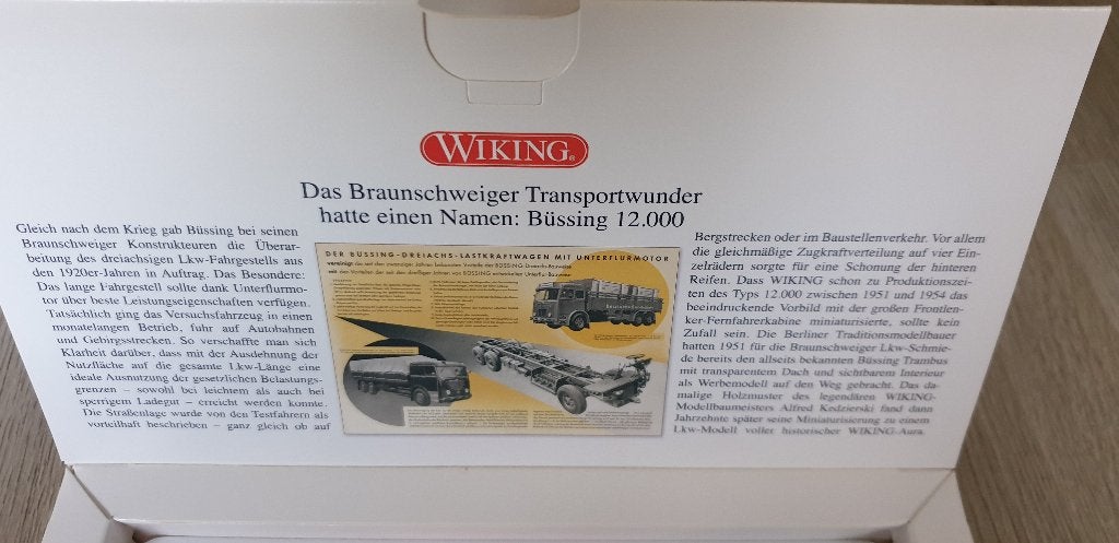 Set Büssing 12.000" - 1:87 - Wiking ( 099093 ), Ophalen of Verzenden, Nieuw, Auto, Wiking