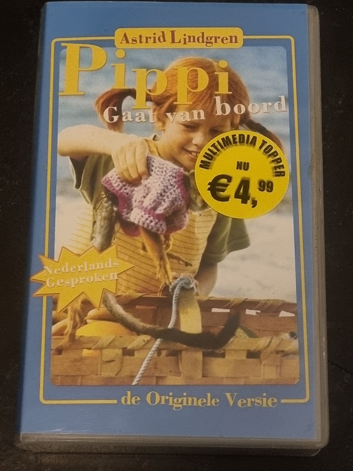 Pippi Gaat van Boord - VHS (nieuw in verpakking), Nederlands ondertiteld, Alle leeftijden, Kinderfilm, Nieuw in verpakking