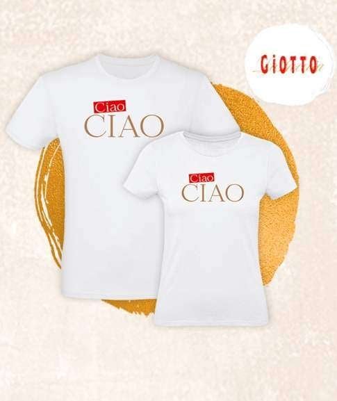 CIAO couple T-shirts, Maat 38/40 (M), Wit, Nieuw, Ophalen of Verzenden