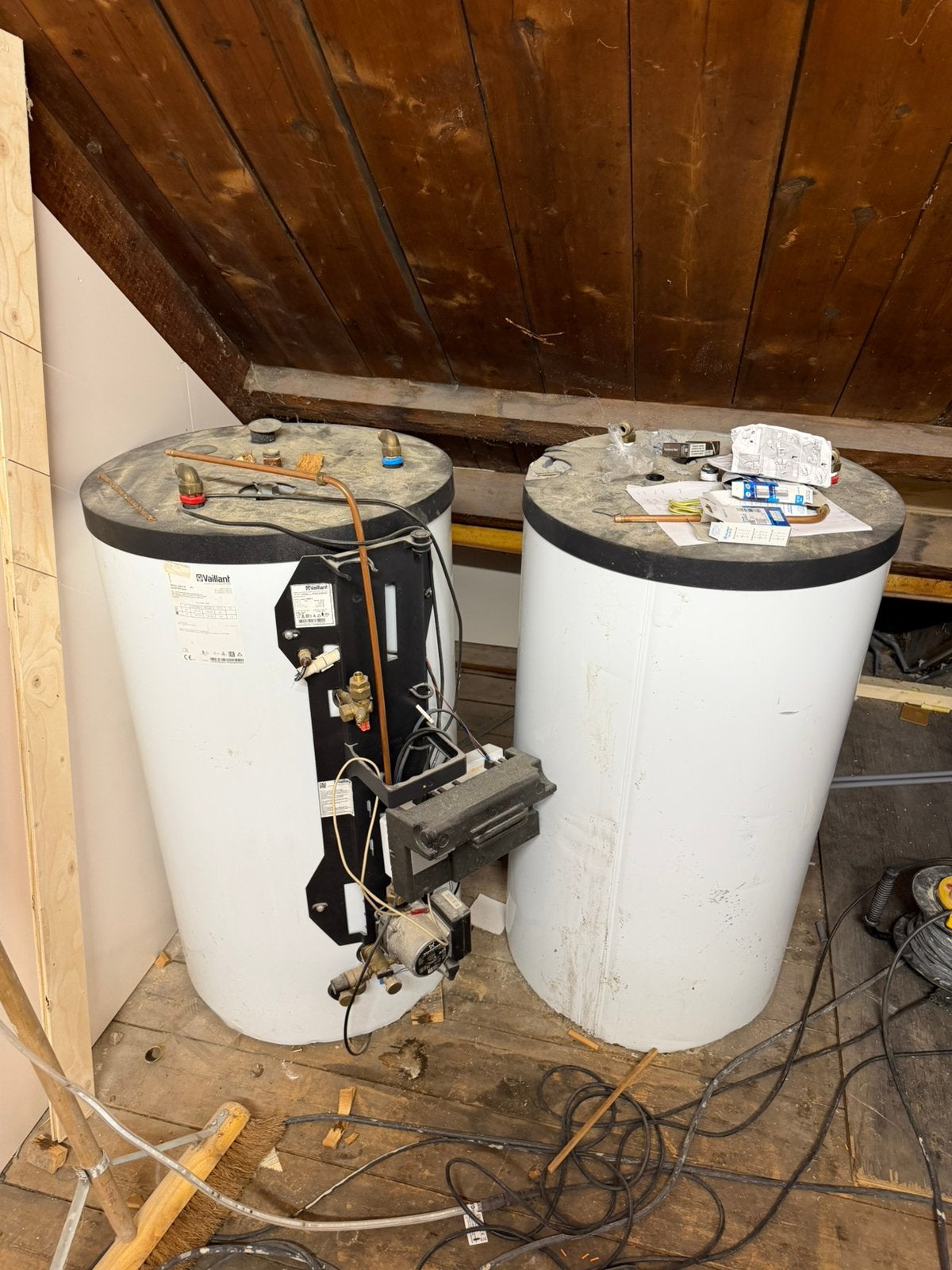 Zonnenboilersysteem, Ophalen, Gebruikt, 100 liter of meer, Boiler