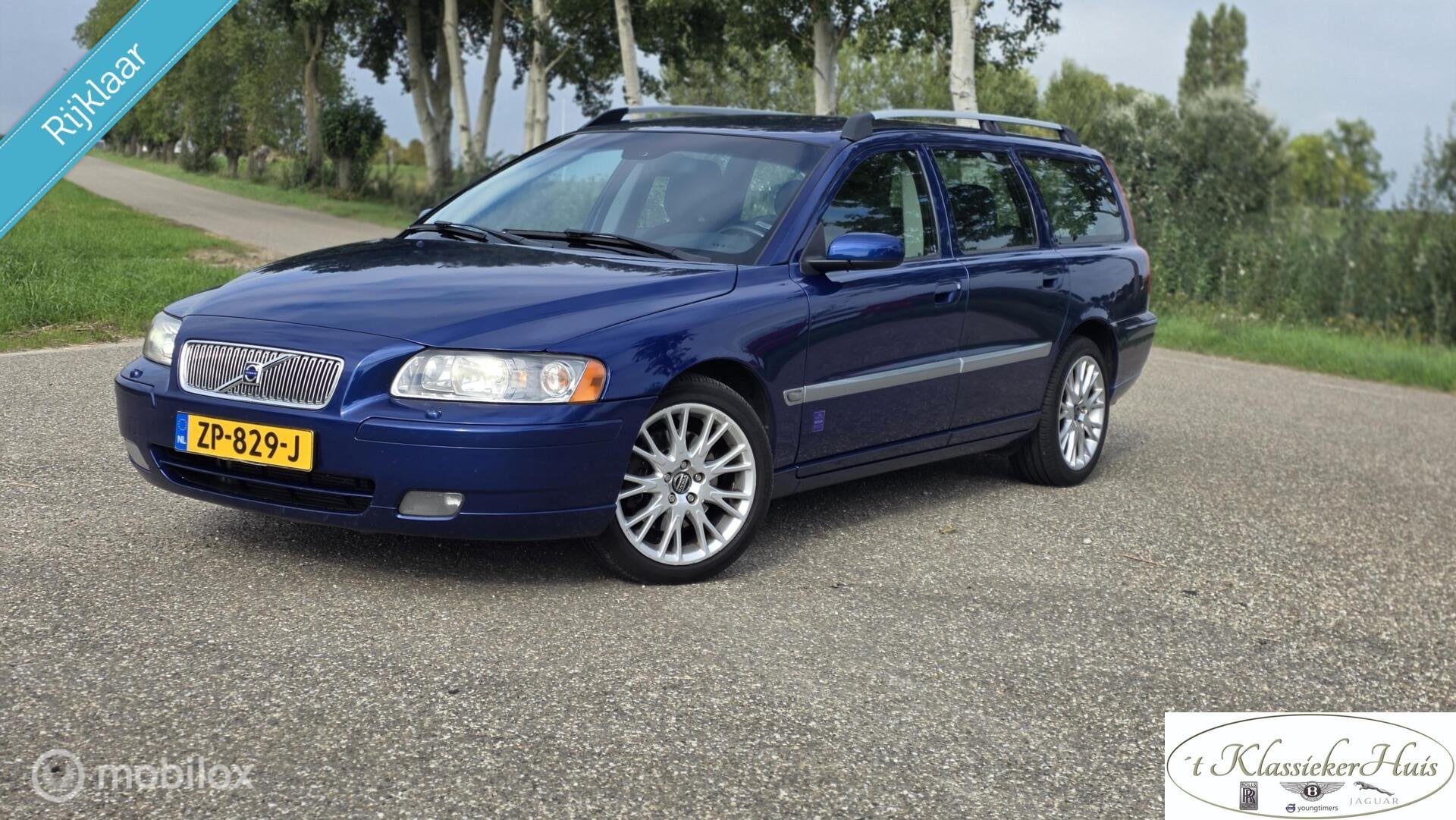 Volvo V70 2.5T Ocean Race aut., Auto's, Stof, Blauw, 2521 cc, 209 pk