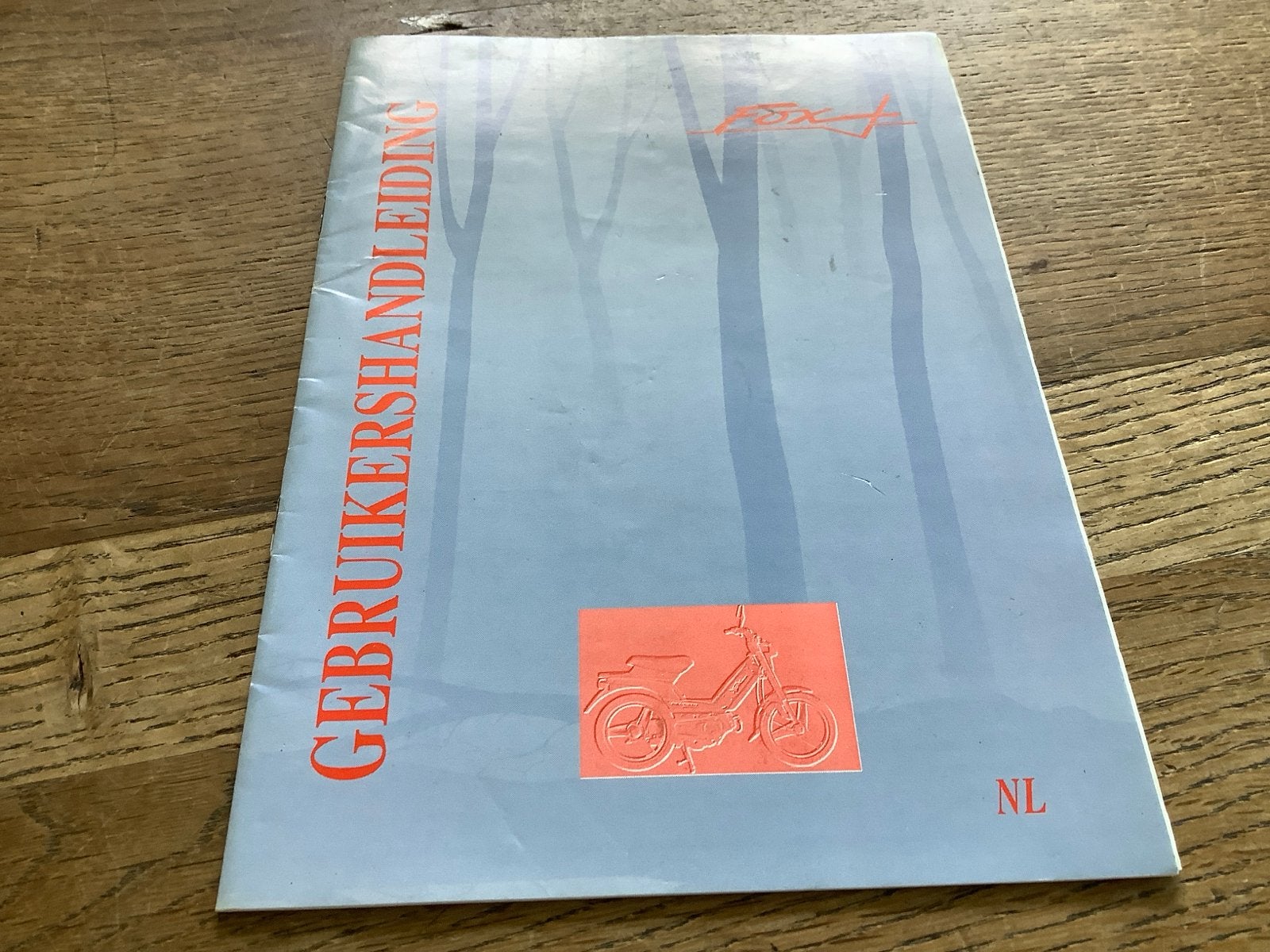 Gebruikershandleiding NL Peugeot Fox Bromfiets (1993).  (5), Verzenden, Gebruikt