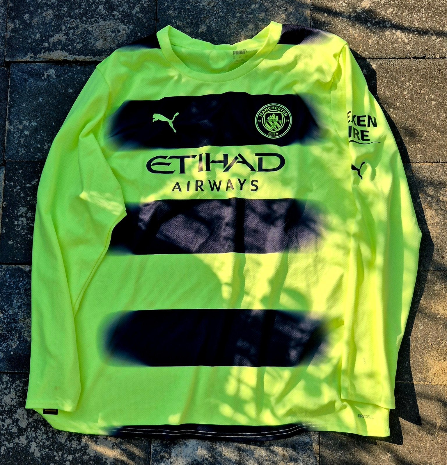 Manchester City Puma shirt voetbalshirt XXL 2XL Haaland, Groter dan maat XL, Ophalen of Verzenden, Zo goed als nieuw, Shirt