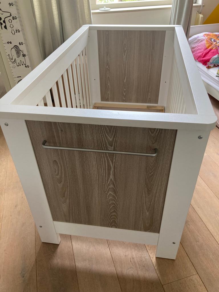 Ledikant 60 x 120 incl matras, Kinderen en Baby's, Ophalen, Gebruikt, Jongetje of Meisje