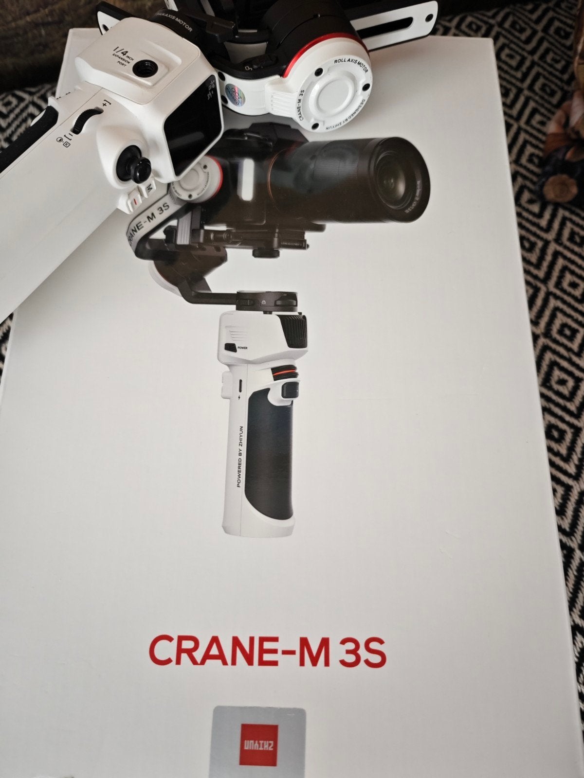 Zhiyun Crane M3s Gimbal - plus Falcam F38 mount, Ophalen of Verzenden, Zo goed als nieuw